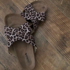 🌸Soda Cheetah Sandals🌸